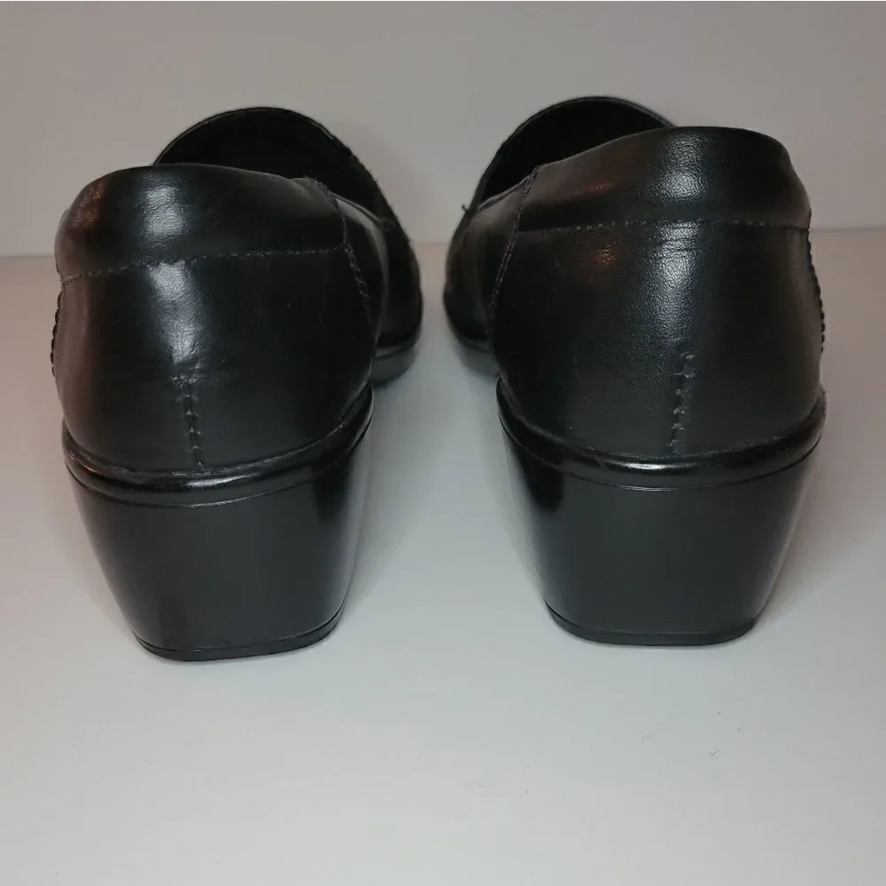 Clarks Leather Slip-on Black Shoe